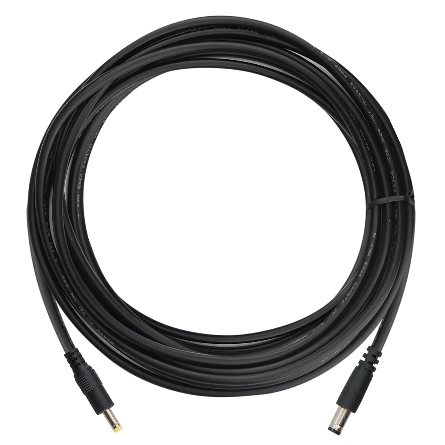 KSK Power Cord for Solar Panel Connector, Male to Male 5.5x2.1 to 4.0x1.7 DC Plug, Compatible with Spypoint, Stealth Cam, Moultrie & Muddy Trail Cameras, 79in/2M