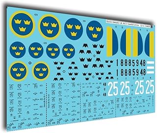 SBS D48005 1/48 Decal for Gloster Gladiator in Swedish Service VOL I