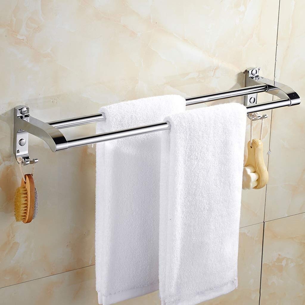 Porte-serviettes en acier inoxydable pour une décoration de salle de bain moderne