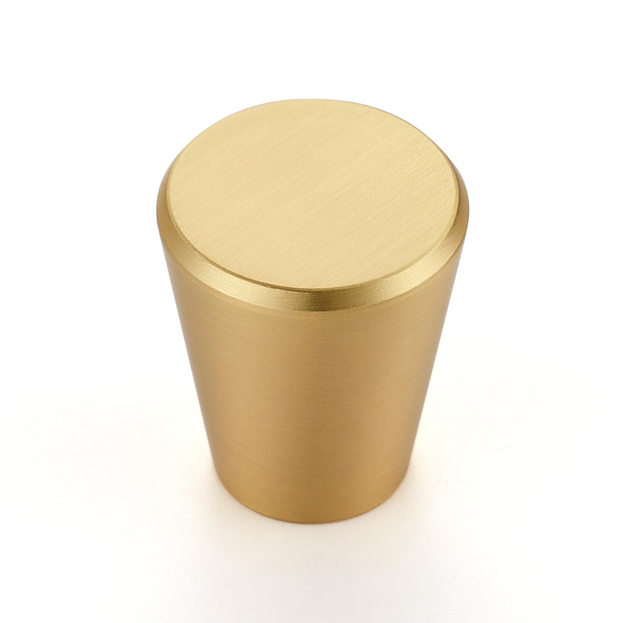 Ravinte Brushed Brass Cabinet Knobs Drawer Knobs, 3/4 Inch, 25 Pack