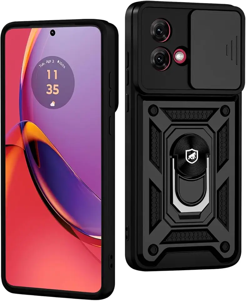 Gshield Capa Case Capinha Dinamic Cam Protection para Motorola (Preta, Moto G84)