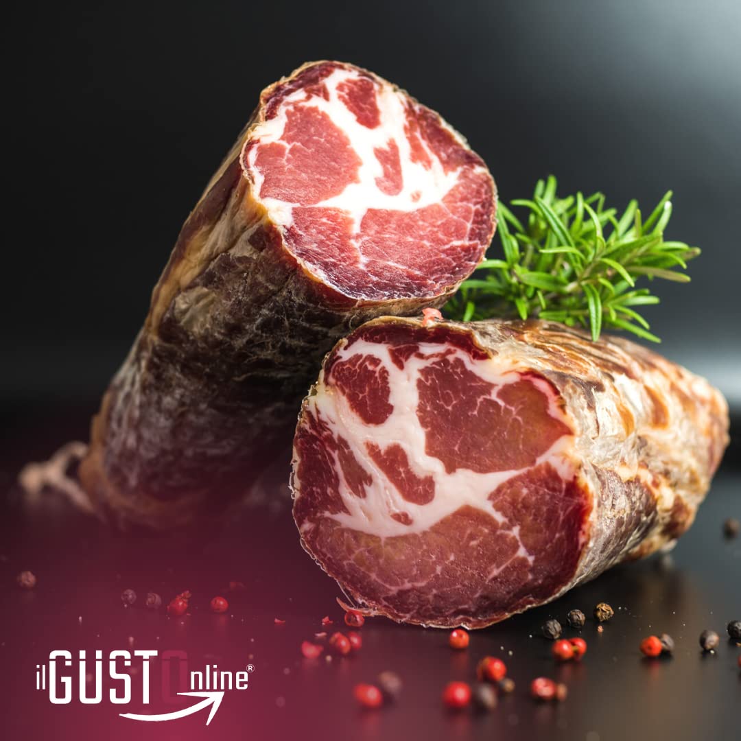 Coppa Stagionata, o Lonza o Capocollo | 800 g Metà | Salume Artigianale Tipico del Lazio