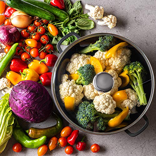 11 Inch Aluminum Pan Non-Stick Cookware Set, Sauté Pan, Casserole Stockpot With Lid, Oven Safe Pan, Non Stick Skillet Pan With Non Toxic Stone Coating, Everyday Pan, By Moss & Stone. #TOP3