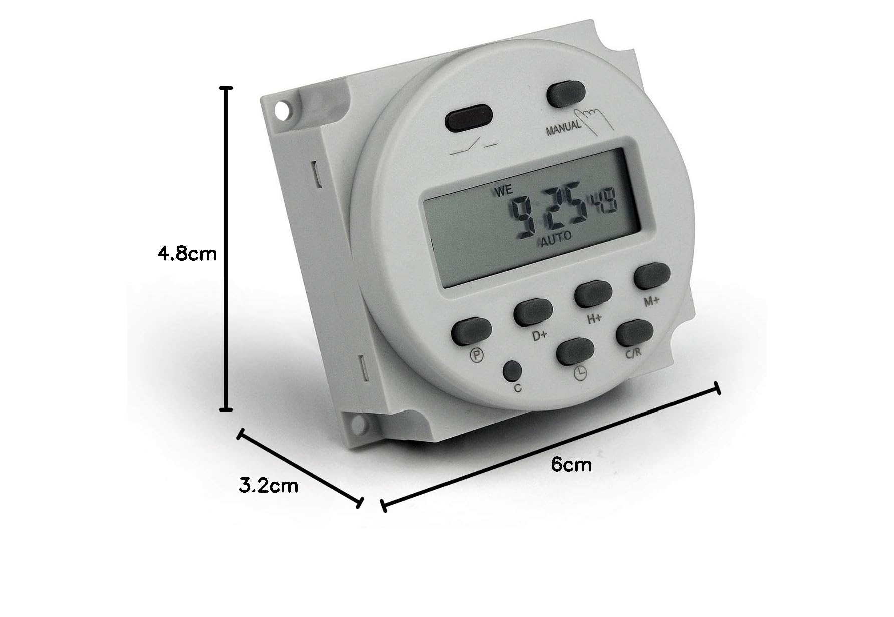 Motoriduttore 12 V 30 RPM Timer Digitale, Timer Programmabile