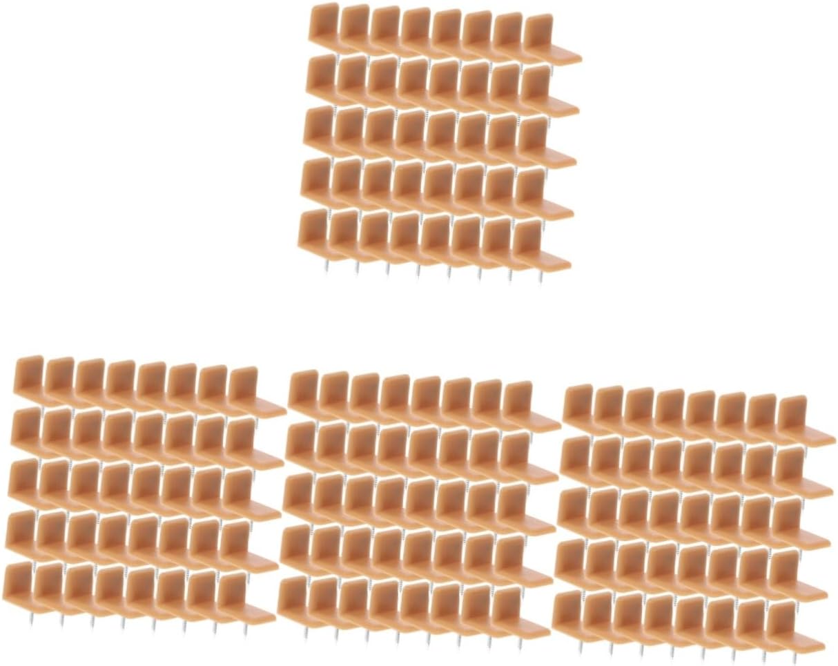 LALAFINA 160pcs Glide Moving Pads Shaped Furniture Sliders for Smooth Drawer Movement Protects Floors from Scratches Easy to Install