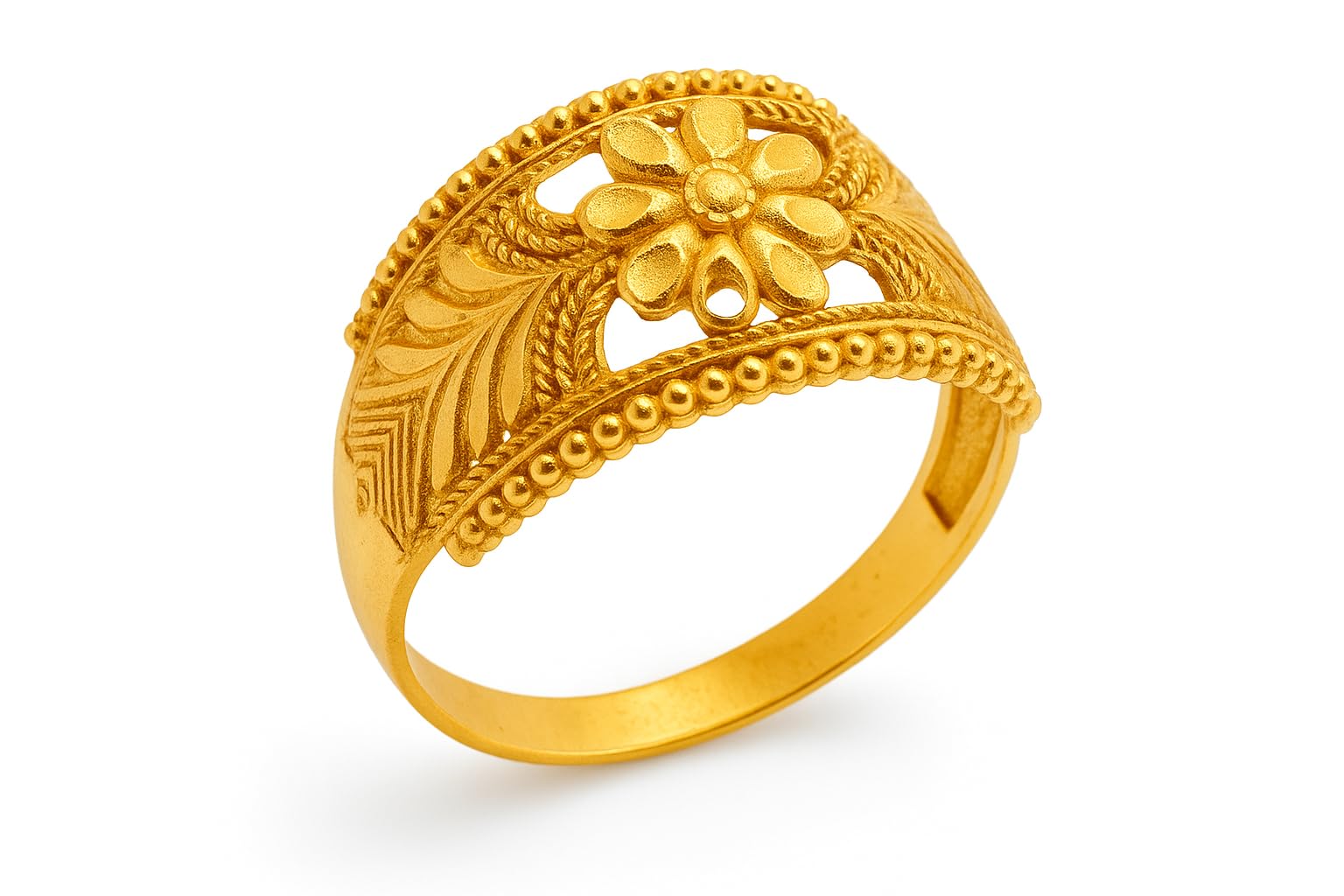Karado 2 Traditional Gold Plated Ring For Women And Girl-picture-49