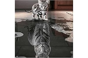 Imtos Diamond Art Cat and Tiger
