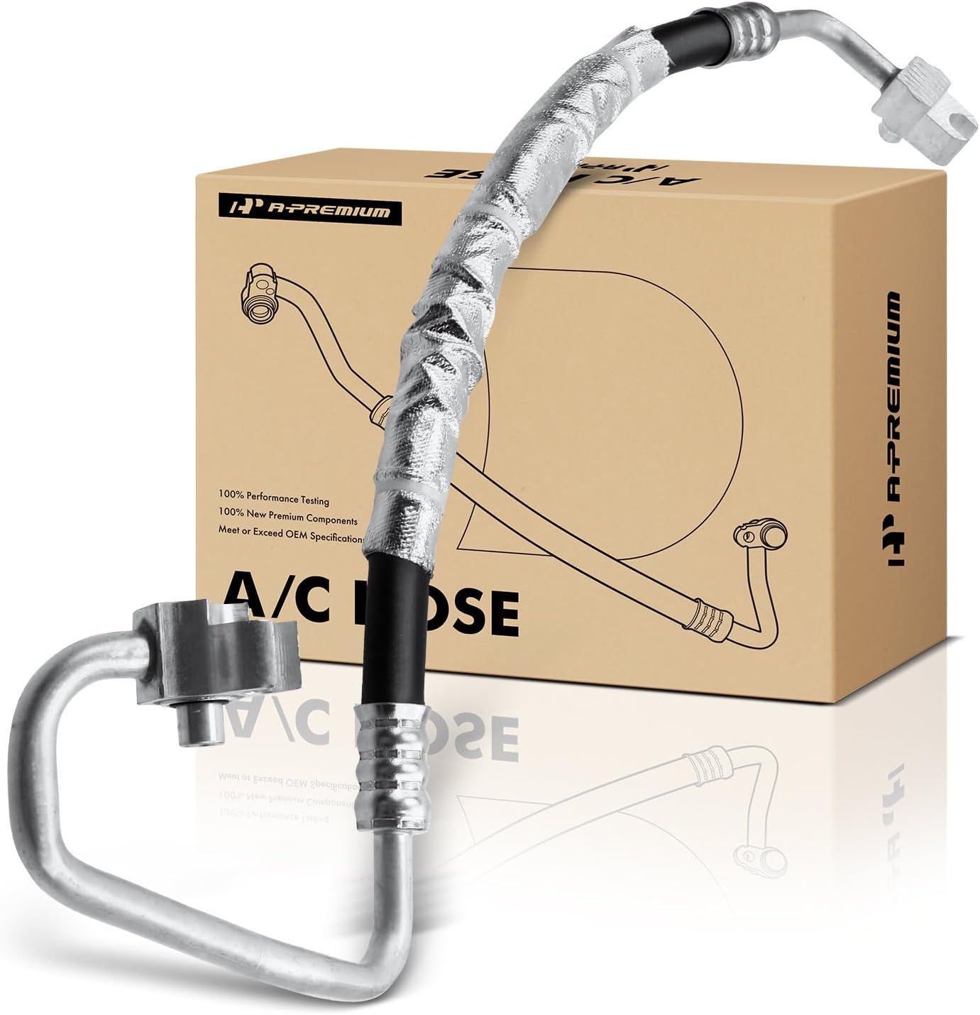 A-Premium A/C Discharge Line Hose Assembly Compatible with Chrysler Pacifica 2017-2021, Voyager 2020-2021, 3.6L, Compressor to Condenser