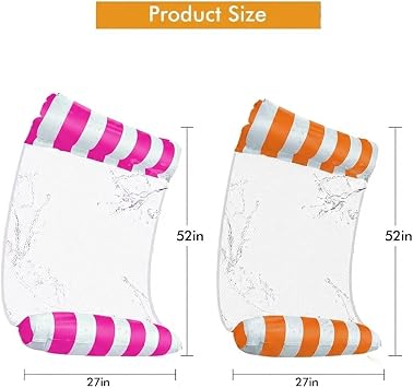 Inflatable Pool Float adults 2 Pack 4-in-1 Inflatable Water Hammock Swimming Pool Floating Chair Relax in the Swimming Pool, Beach, Bathroom,and Water Lounge Summer Holiday (Pink+Green)