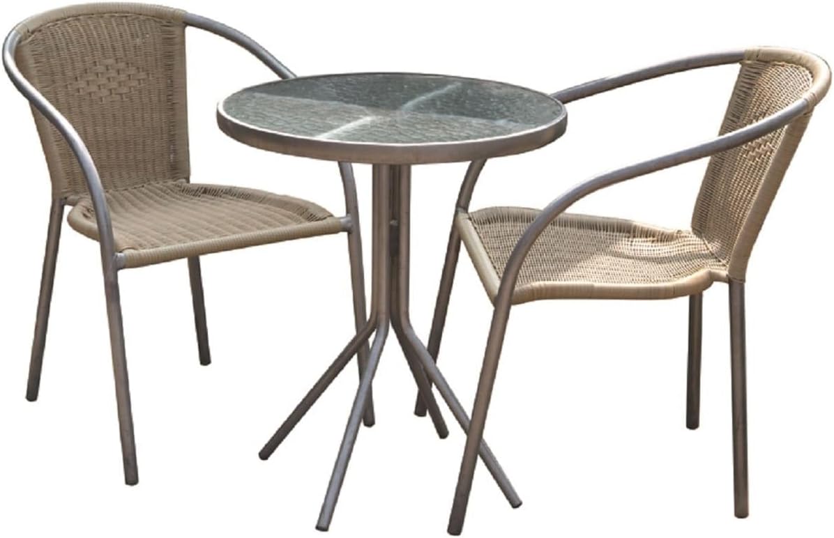 Bosmere Weatherproof Cafe Round Table & Chairs Cover 43" Diameter x 34" High, Green