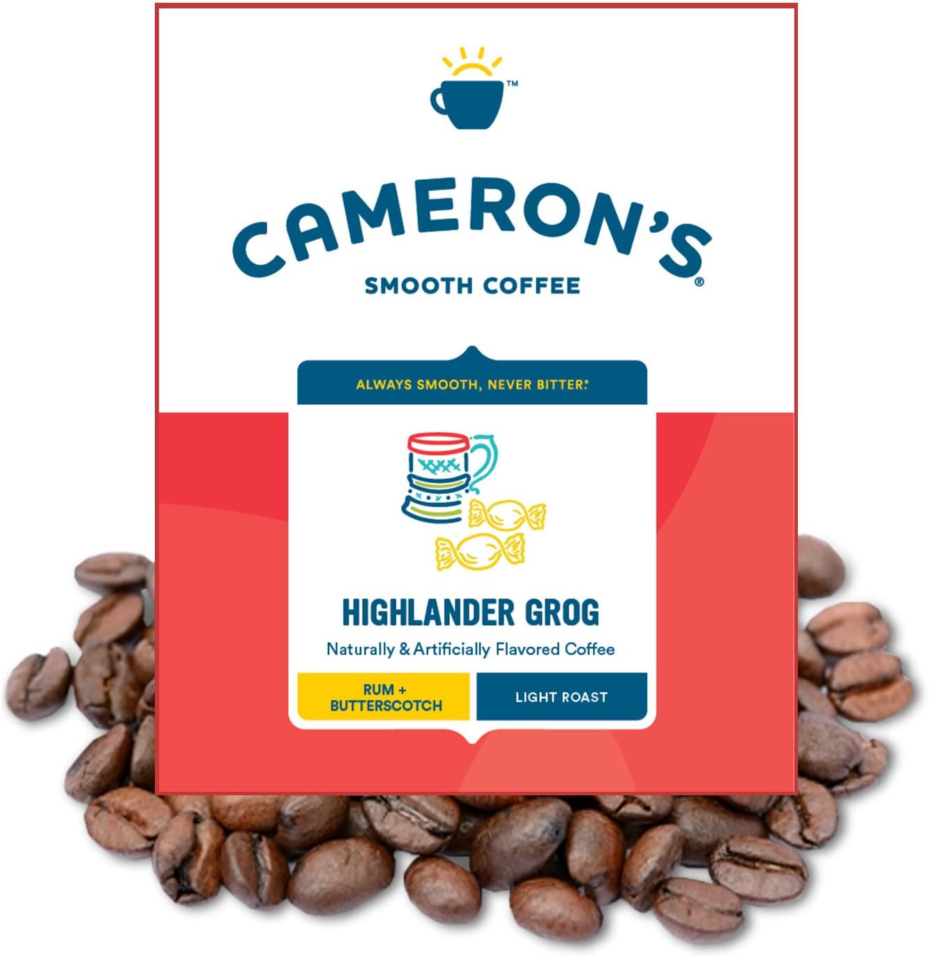 Amazon.com: Door County Coffee - Highlander Grogg, Irish Creme and ...