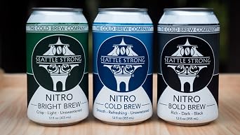 Seattle Strong Bright Nitro Cold Brew Coffee, 12 fl oz