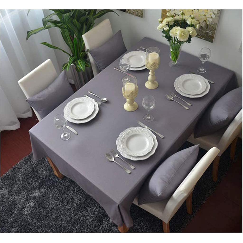 Nappe en coton européenne de table rectangulaire pour des repas de famille accueillants