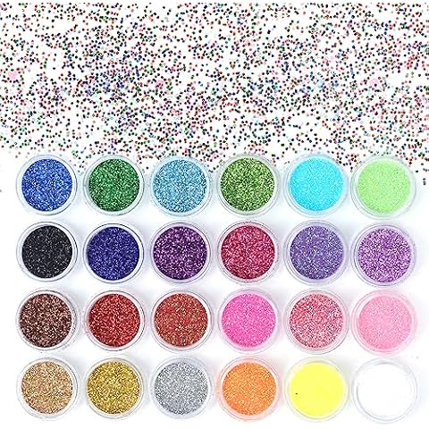 24 Colour Festival Body Glitter by Lifreer Cover
