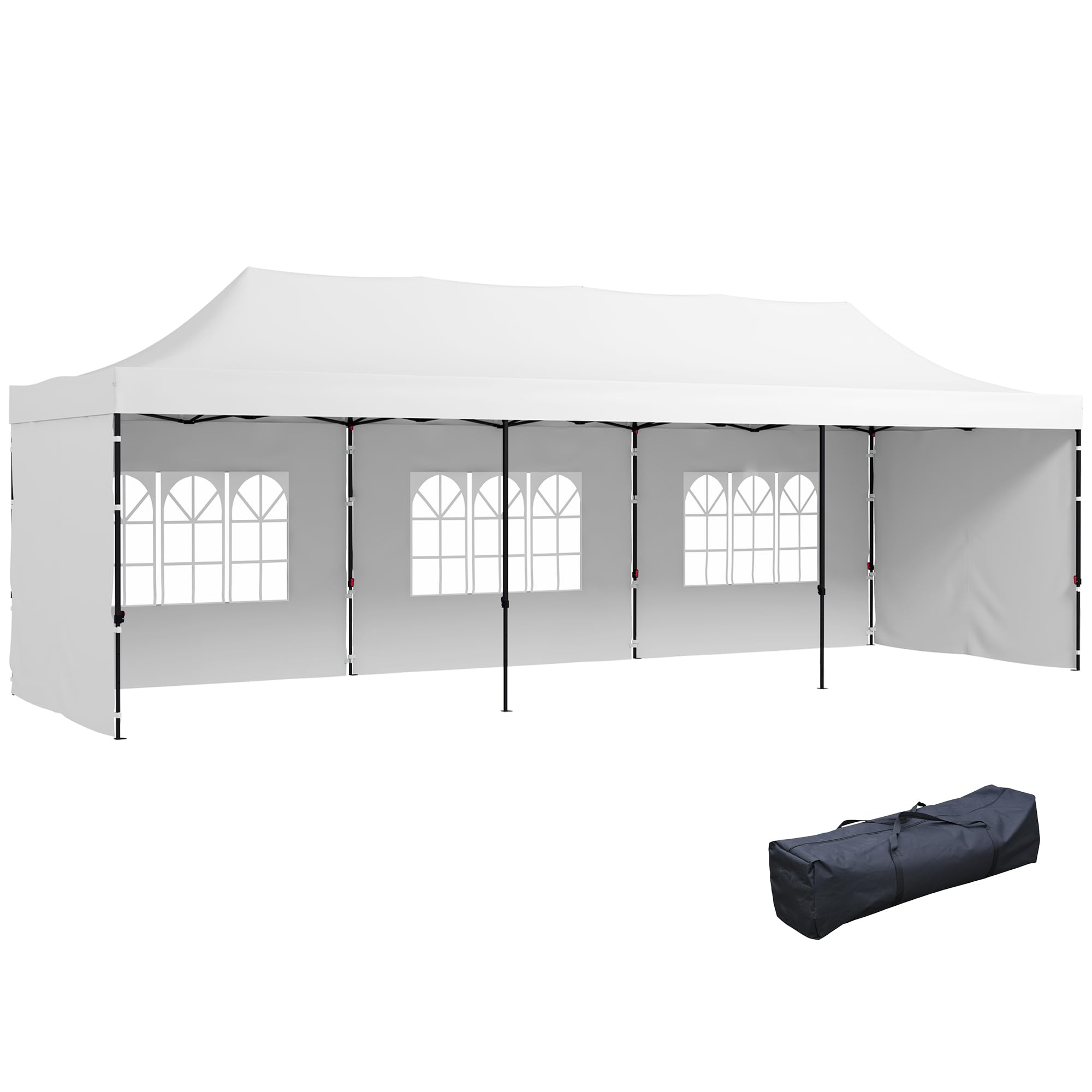 Amazon.com : Outsunny 9.5' x 28' Pop Up Canopy Tent with