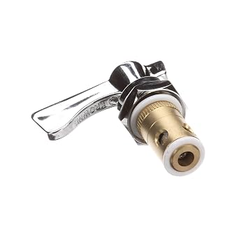 Krowne 21-331L Low Lead Heavy Duty Hot Valve Repair Kit with Built-In Check Valve | Commercial Kitchen Bar Sink Accessory for Restaurant Catering Service | 5.2"L x 3.15"W x 1.55"H, Chrome Plated Brass
