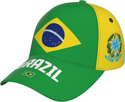 Brazil Flag Brazilian Baseball Cap Dad Hat for Men Wmoen Fashion