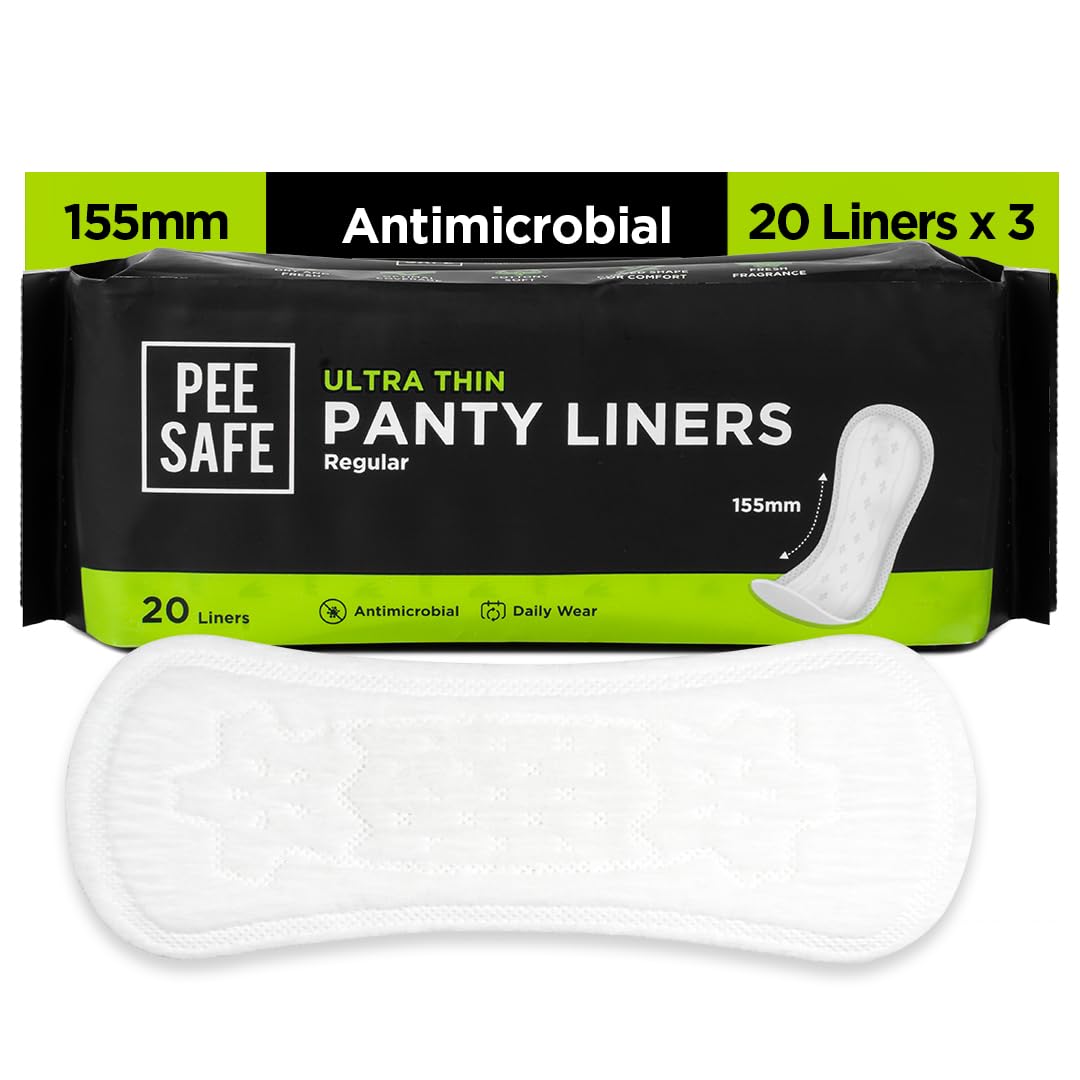 PEESAFE Panty Liners For Women Daily Use - 60 Liners | 155Mm Optimum Coverage (Small Size) | Cottony-Soft Surface| Keeps You Dry & Fresh All Day Long-image-30
