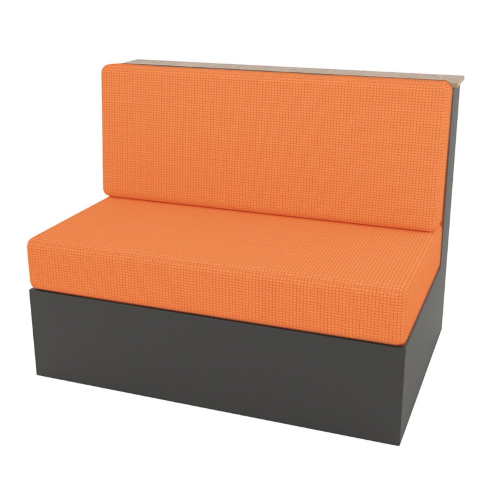 RV Dinette Cushion Covers, 2 Seat Sofa Chair Cover Furniture Protector, Rv Cushion Couch Covers Dinette Both Seats For Rv Camper(M Orange,1 Set)