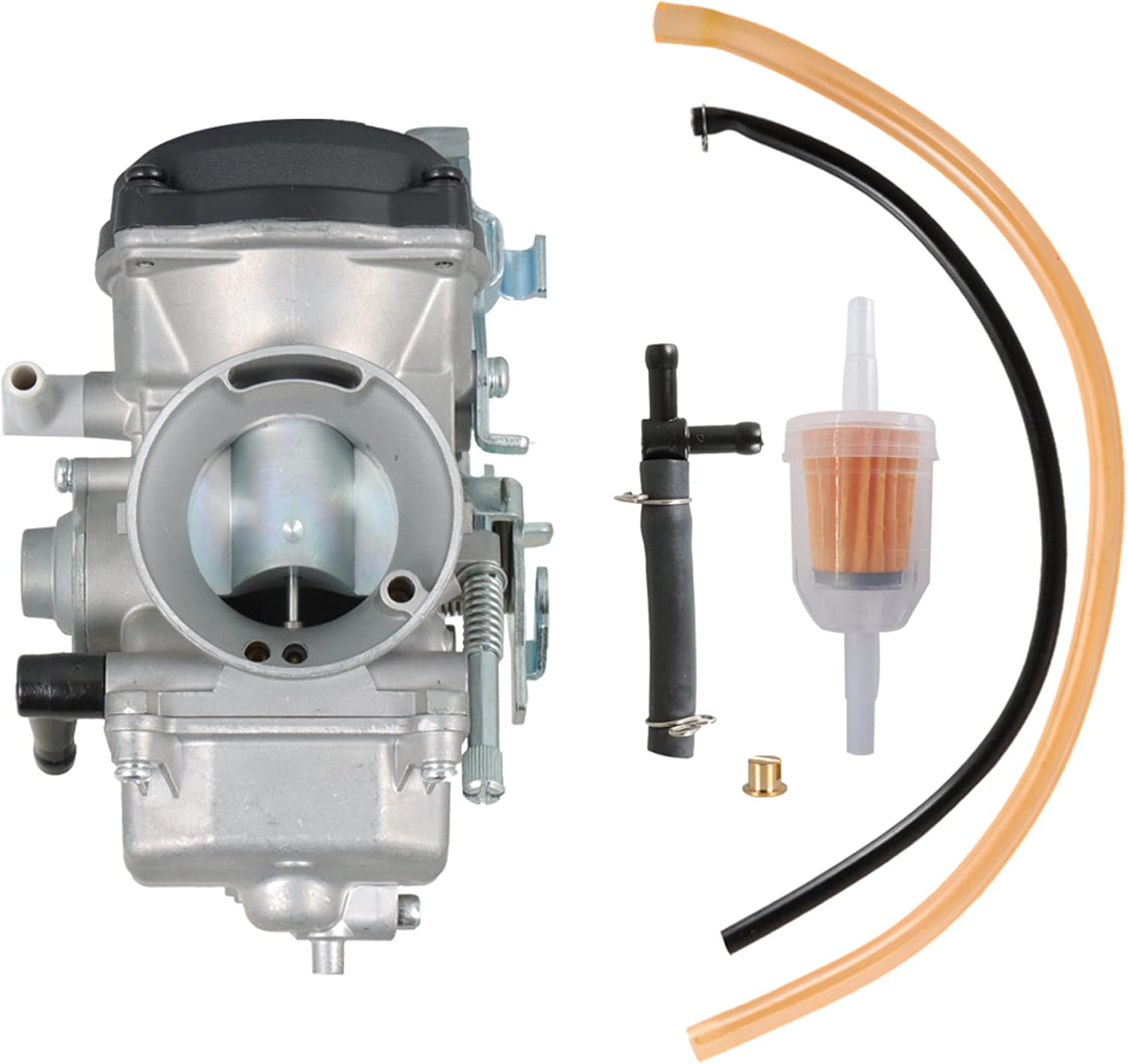 WFLNHB Carburetor Replacement for Kawasaki KLR650 Carb Replacement for 15001-1327 Carb with Fuel Filter 1987-2007