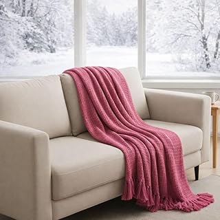 Tarantaran Waffle Weave Cotton Throw Blanket – Lightweight, Breathable & Cozy for Sofa or Bed (100% Cotton)(50X60 Inches) Price In India