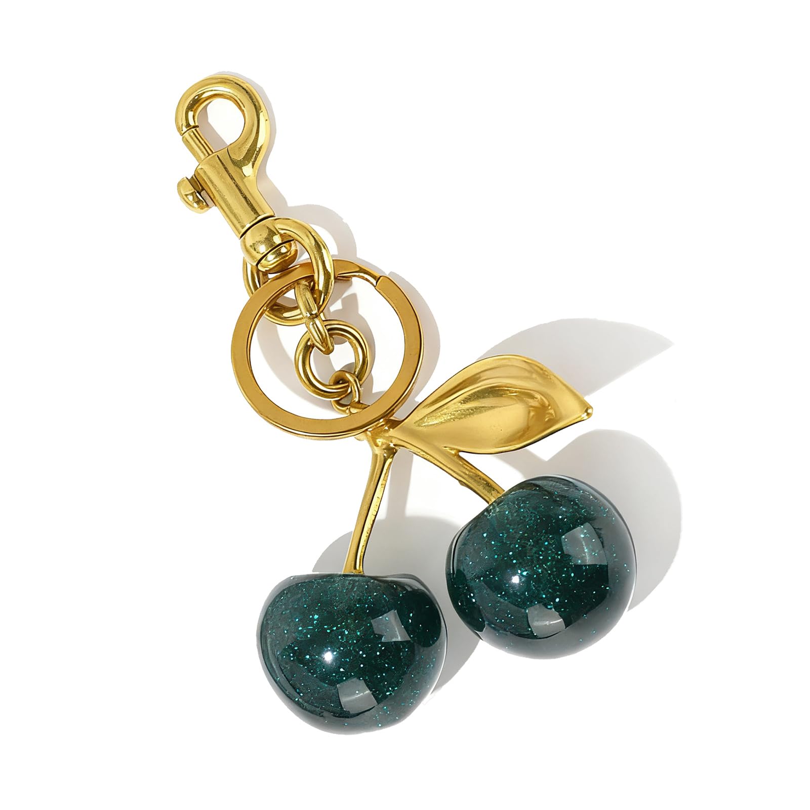 FURQNG Fruit Bag Charms for Purses, Cute Resin Keychain Charms for Women Bag Accessories for Handbags Backpacks, Gift for Her