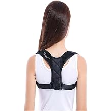 NASYA upright posture corset shoulder straightener anti-hunchback orthopedic back corset Black