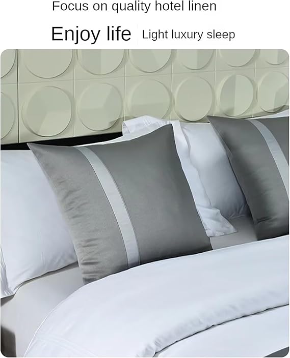 Blue Bed Runners Double Bed Soft Bedspread Luxury Bedding Cover Bed End Scarf For Foot Of Bed For Hotel Bedroom Wedding Room(Light Gray,50 * 50cm(No core))