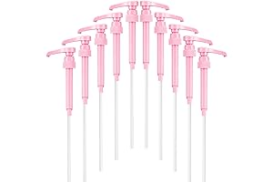 Patelai Pink Syrup Pump (10 Pack): Perfect for Smooth Syrup Dispensing