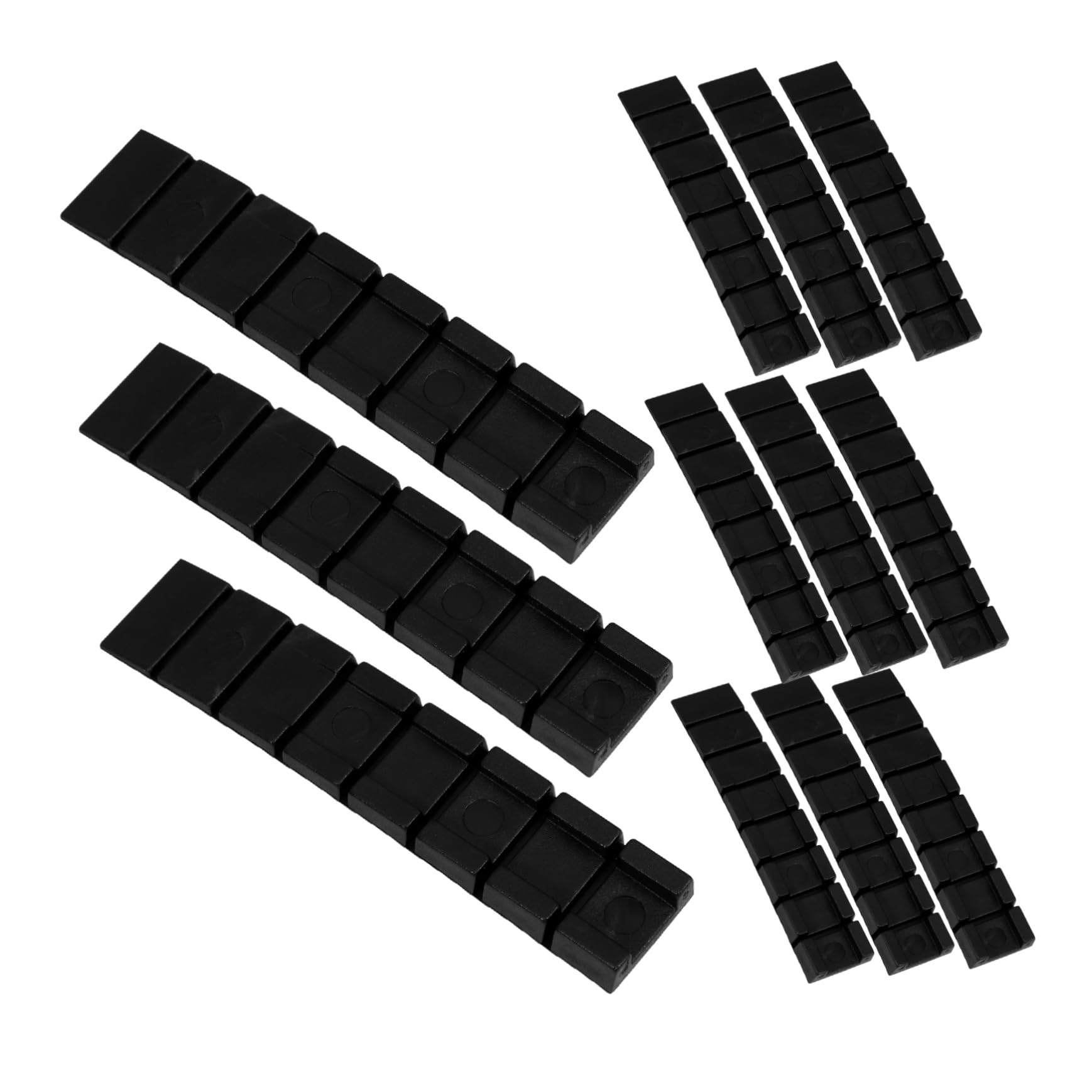 PartyKindom 24pcs Furniture Leveling Shims for Stability Noise Reduction for Tables Chairs and Various Furniture Legs Sleek Design