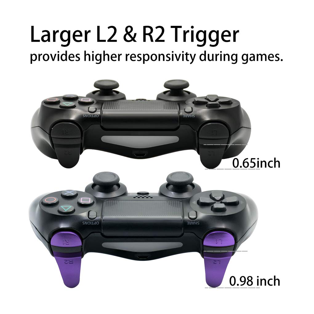 Tomsin Replacement Trigger For Ps4 Slim Ps4 Pro Controller Aluminum Metal L1 R1 L2 R2 Trigger Buttons For Ps4 Controller Gen 2 Amazon De Pc Video Games