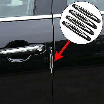 4 Pcs Car Door Edge Guard Strips–Anti-Scratch Bumper Protection Strips for Vehicle Front & Rear Doors,Universal Door Protectors for Cars&Trucks(Black)
