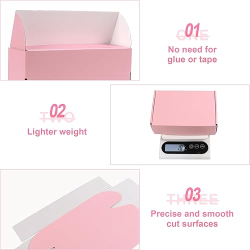 Miniatura 151 de Cajas de envío pequeñas de 6 x 4 x 2 pulgadas para pequeñas empresas, paquete de 30 cajas de correo moradas, caja de embalaje de cartón corrugado