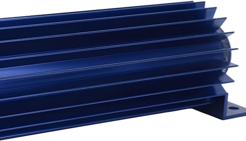 Miniatura 5 de Aramox Enfriador de doble canal de transmisión de 12 pulgadas con aletas de aluminio anodizado de transmisión de doble paso, disipador de calor de