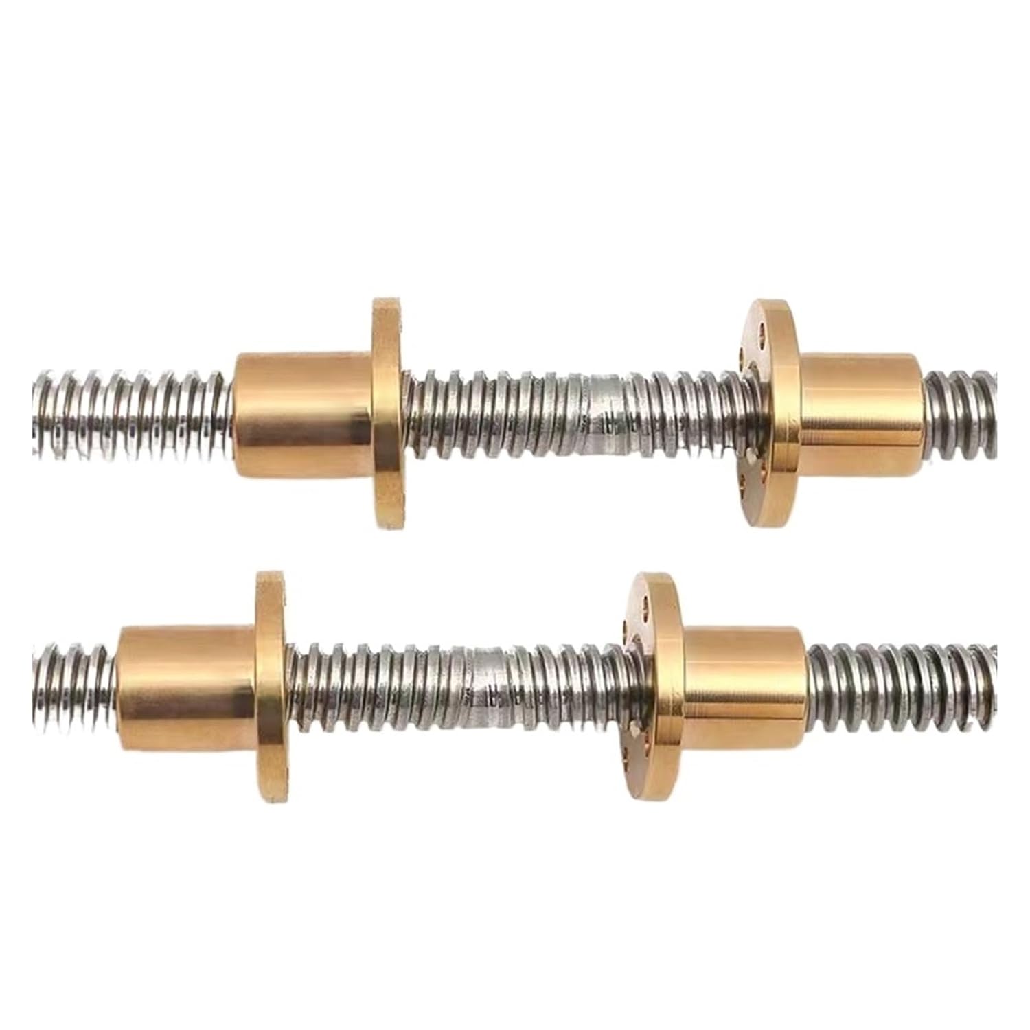 Stainless Steel Ball Screw T8 Lead Screw Right-Left Length 1000mm OD 8mm Pitch 2mm (Size: Lead 2mm, Style: 500mm)