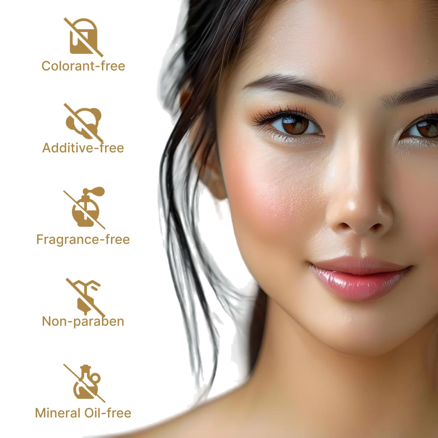 White Label Placenta Rich Gold Gel Cream 60g – Moisturizer with Placenta, Hyaluronic Acid & Collagen – 3-in-1 Hydrating Gel Cream for Smooth, Supple & Hydrated Skin