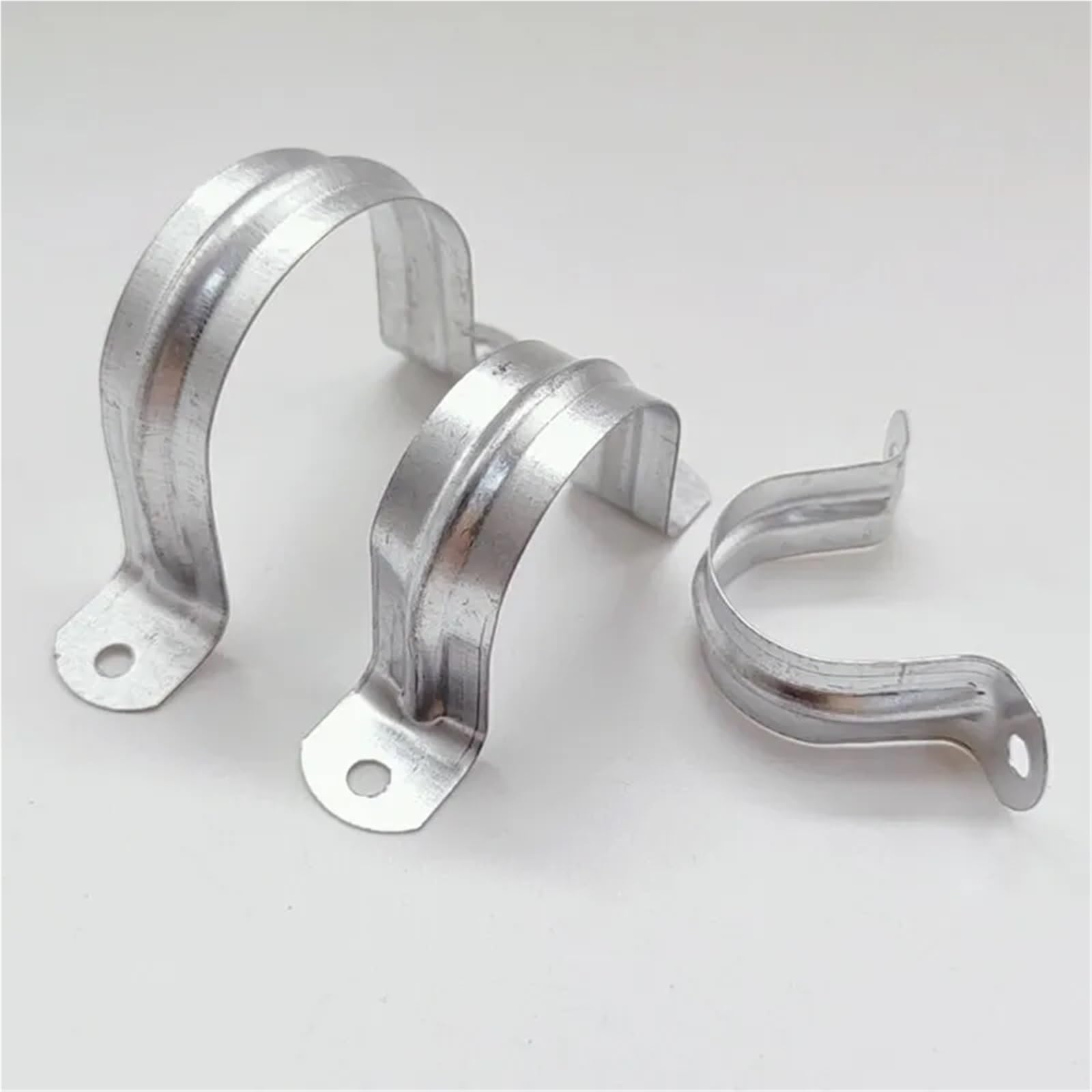 50 pz 16/20/25/32/40/50mm lega di alluminio ferro a forma U fibbia carta sella fissa tubo dell'acqua morsetto Per tubi(32mm)