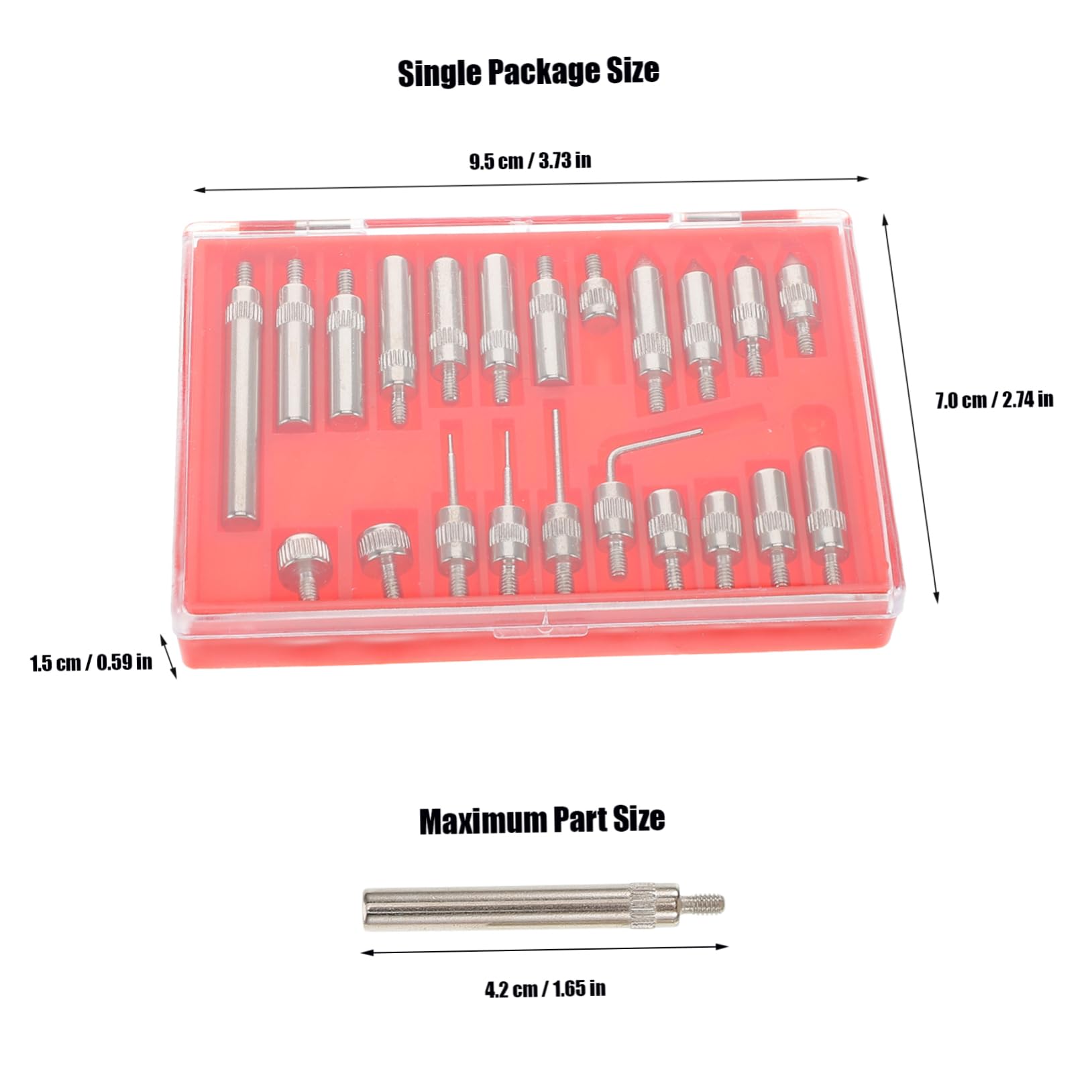 Healeved High Precision 22-Piece Dial Test Indicator Set Electronic Tip Universal Mount and Assembly for Mechanics