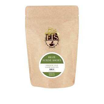 Blue Suede Shoes Green Tea, Chinese Loose Leaf, Hunan Grown, 16oz