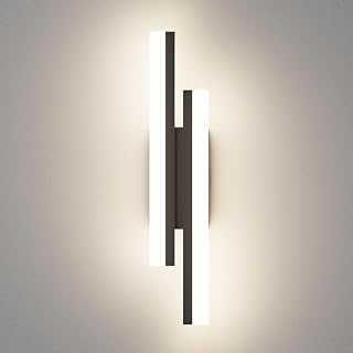 Klighten Wandleuchte Innen Wandlampe 12W 40cm, Neutralweiß 4000K, Schwarz