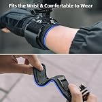 Support de sangle pour poignet compatible avec GoPro Hero 13/12/11/10/9/8/7//6/5 Noir,DJI Action Osmo 5 pro/4/3,Insta 360 ONE R,AKASO/Campark et plus