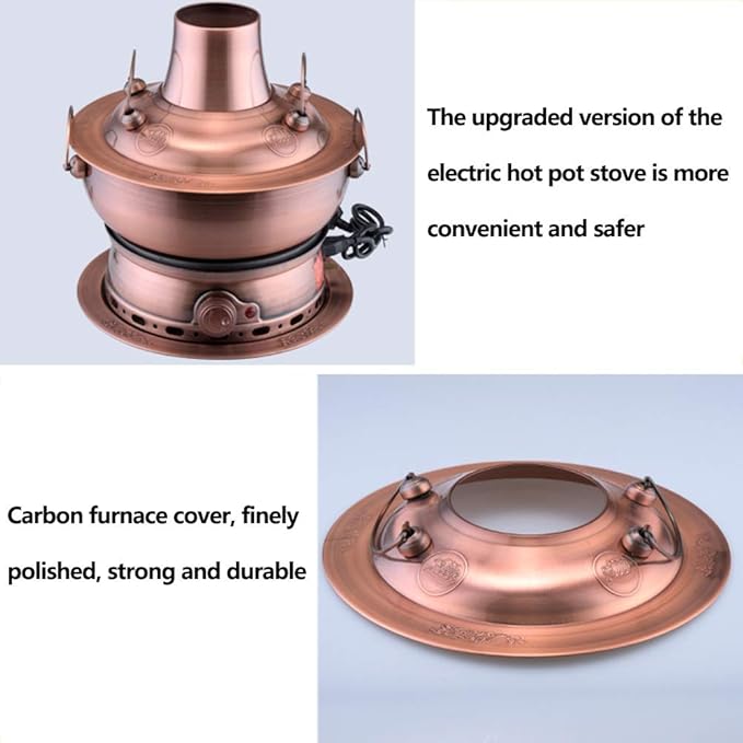 Olla Eléctrica de Acero Inoxidable para Hot Pot con Calefacción Dual miniatura 4