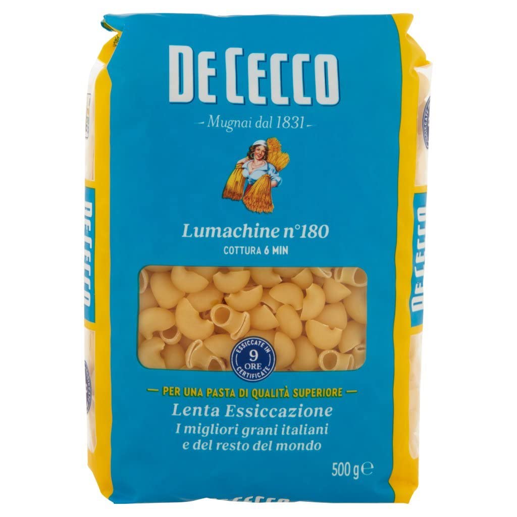 Italian Gourmet Lumachine n.180 Pasta Hartweizen Nudeln 24 x 500g Vorrat