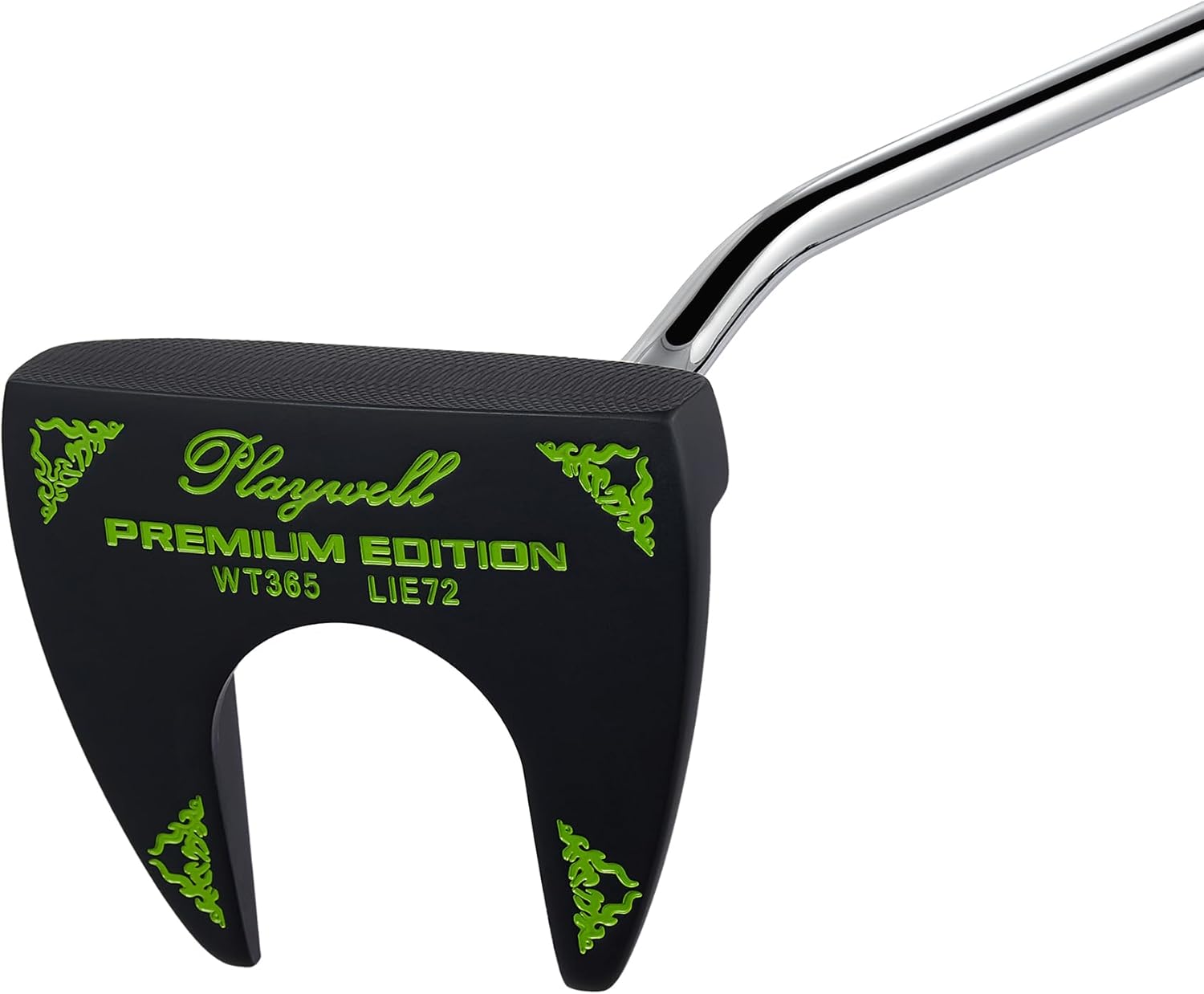 Premium Golf Putter - Mallet Style Putter -Golf Era Playwell Series - Right Handed 34/35 Inch Available with Free Head Cover