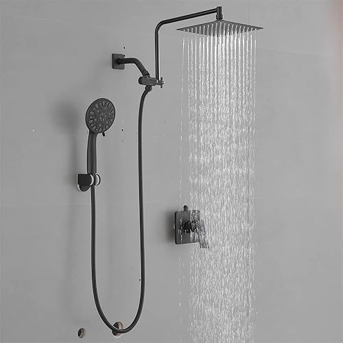 Miniatura 9 de Weirun Cabezal de ducha de baño con boquilla de salida de agua para bañera, mezclador de grifo de una sola manera, válvula de montaje de ducha de