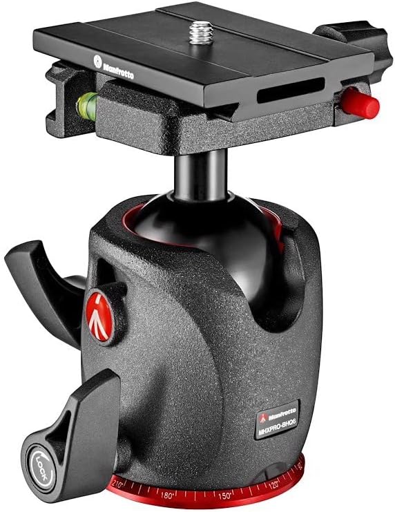 Manfrotto XPRO Rótula de bola de magnesio con placa de bloqueo superior (MHXPRO-BHQ6)