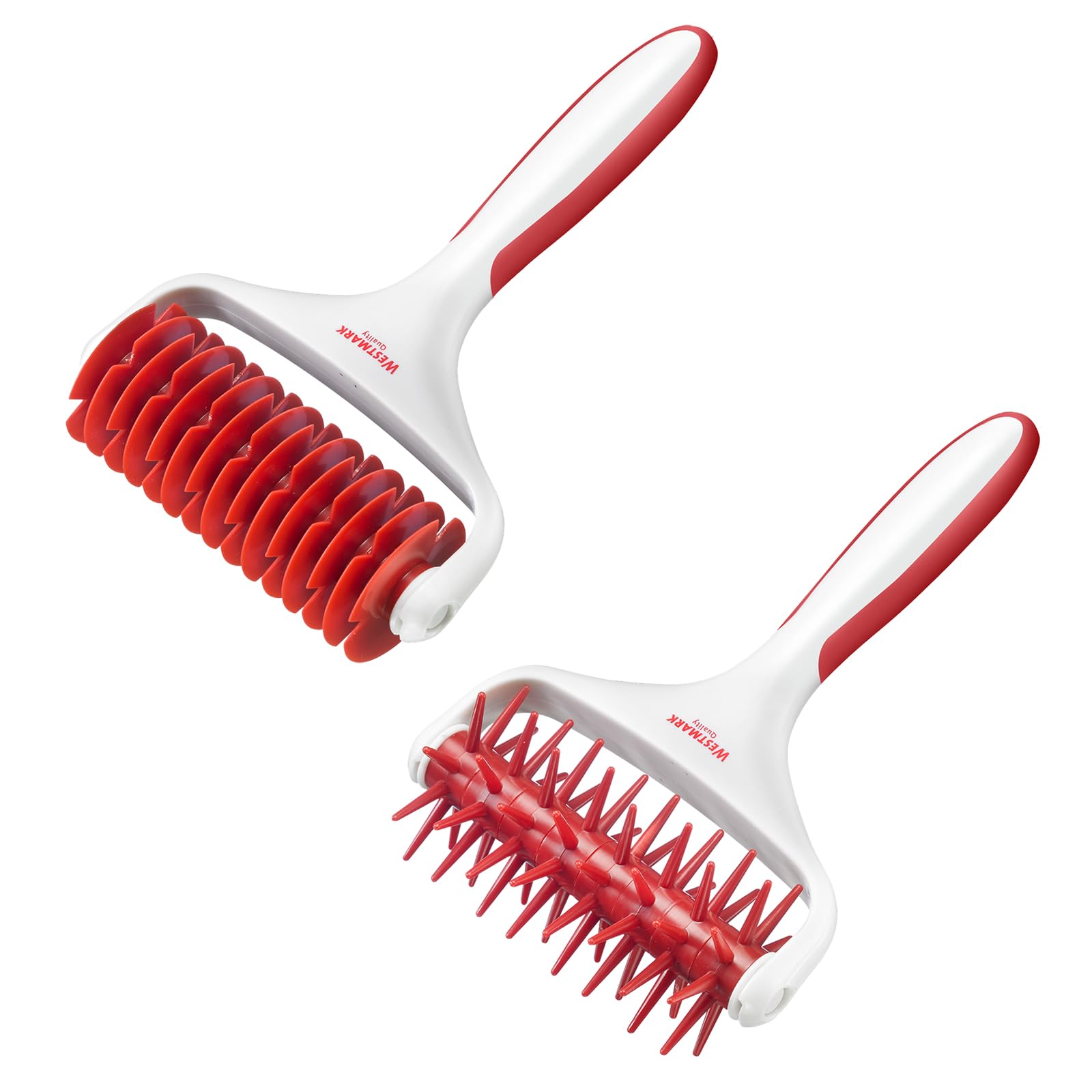 Rouleau grillagé Westmark pâtisserie et rouleau plastique blanc rouge 321822E6
