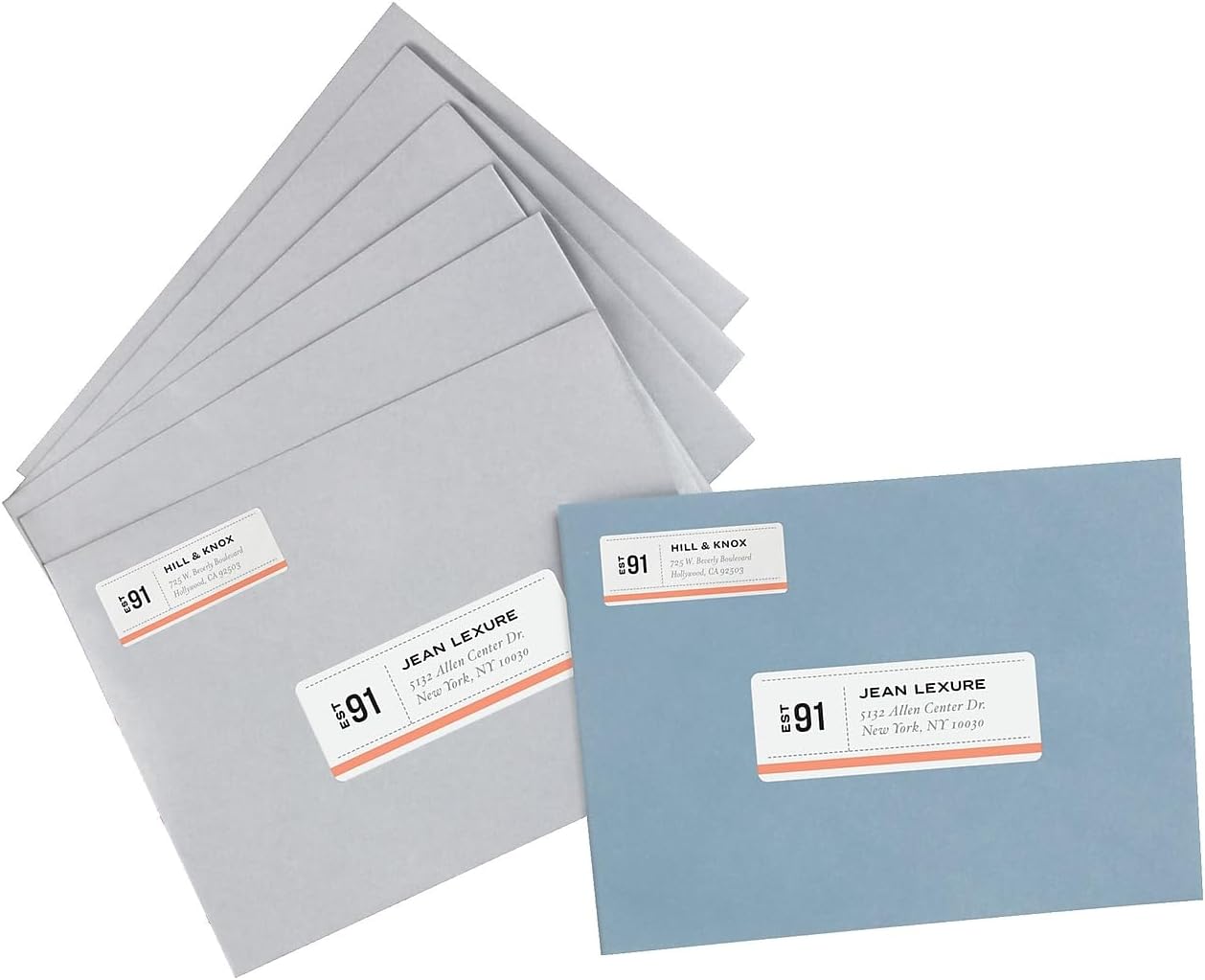 Easy Peel White Address Labels w/ Sure Feed Technology, Laser Printers, 1 x 2.63, White, 30/Sheet, 100 Sheets/Box