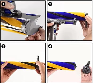 Popüler Süpürge Başlık Rulo Fırça Dyson V8 V10 V12 V15 Detect Slim Fluffy ile Uyumlu Yedek Parça