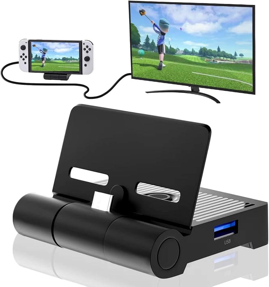 Amazon.com: Switch HDMI Dock - Foldable Portable Nintendo Switch